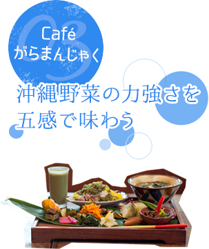 03 Cafe がらまんじゃく：沖縄野菜の力強さを五感で味わう